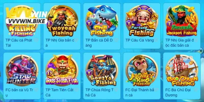 Tổng quan về sảnh game bắn cá đổi thưởng VVVWIN